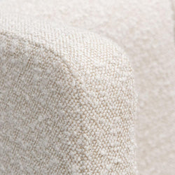 CBD6929-MI Wide Base King Sized Bed Frame - Snow Boucle - Furniture Castle