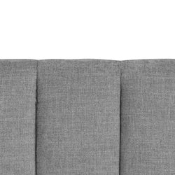CBD6930-MI Wide Base Queen Sized Bed Frame - Flint Grey - Furniture Castle