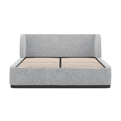 CBD8091-MI King Bed Frame - Pepper Boucle - Furniture Castle
