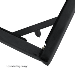 CBD8093-MI King Bed Frame - Flint Grey - Furniture Castle