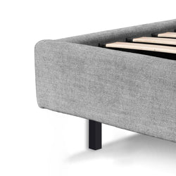 CBD8093-MI King Bed Frame - Flint Grey - Furniture Castle
