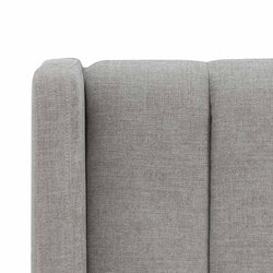 CBD8108-MI Wide Base Queen Sized Bed Frame - Oyster Beige - Furniture Castle