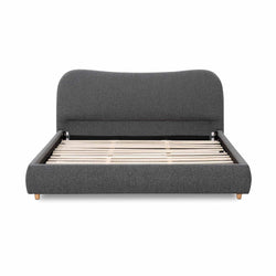 CBD8150-YO King Bed Frame - Charcoal Boucle - Furniture Castle