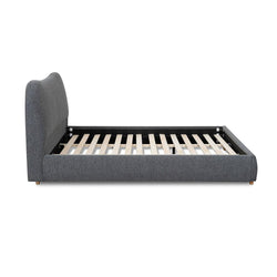 CBD8150-YO King Bed Frame - Charcoal Boucle - Furniture Castle