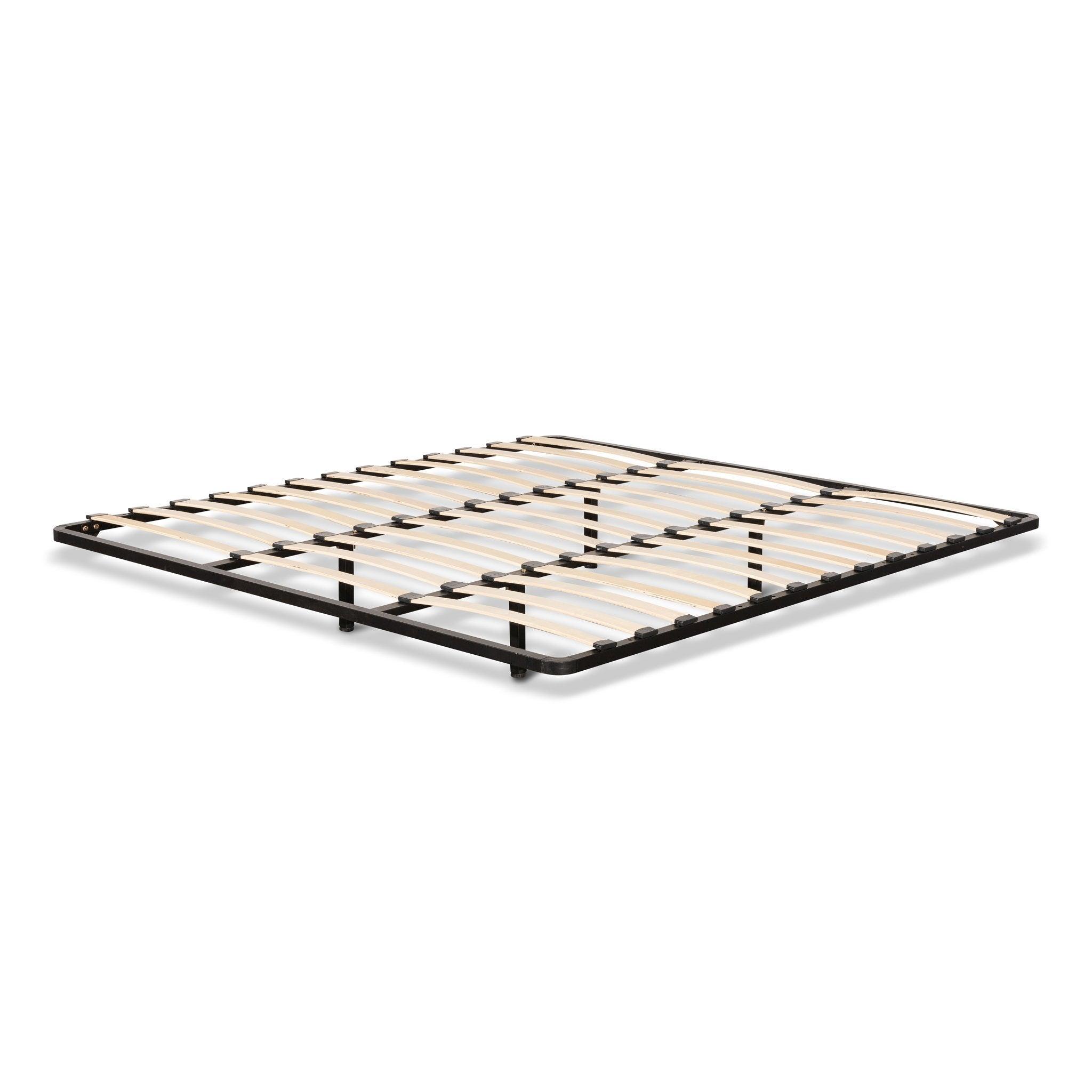 CBD8184-YO King Sized Bed Frame - Pepper Boucle with Storage - Furniture Castle