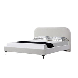 CBD8186-YO Queen Bed Frame - Cream White - Furniture Castle