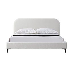 CBD8186-YO Queen Bed Frame - Cream White - Furniture Castle