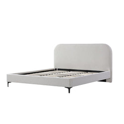 CBD8186-YO Queen Bed Frame - Cream White - Furniture Castle