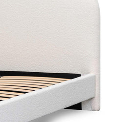 CBD8187-YO King Bed Frame - Cream White - Furniture Castle