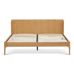 CBD8241-CN Queen Bed Frame - Natural Oak - Furniture Castle