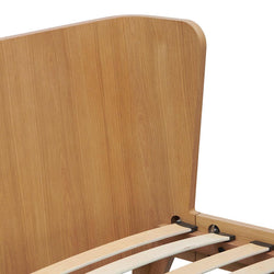 CBD8241-CN Queen Bed Frame - Natural Oak - Furniture Castle