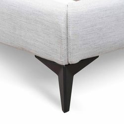 CBD8392-YO Fabric King Bed - Pearl Grey - Furniture Castle