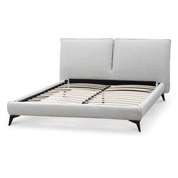 CBD8392-YO Fabric King Bed - Pearl Grey - Furniture Castle
