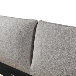 CBD8393-YO Fabric King Bed Frame - Olive Brown Boucle - Furniture Castle