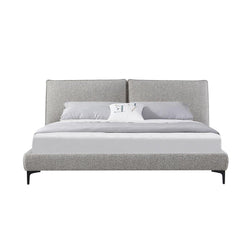 CBD8393-YO Fabric King Bed Frame - Olive Brown Boucle - Furniture Castle