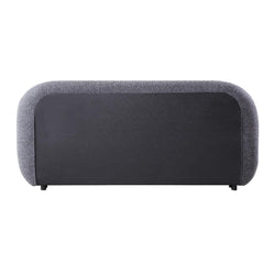 CBD8398-YO King Bed Frame - Charcoal Pepper Boucle - Furniture Castle