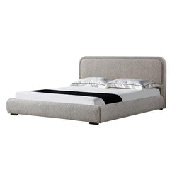 CBD8399-YO King Bed Frame - Olive Brown Boucle - Furniture Castle