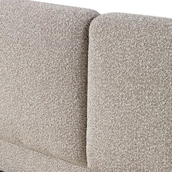 CBD8401-YO King Bed Frame - Olive Brown Boucle - Furniture Castle
