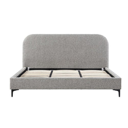 CBD8403-YO King Bed Frame - Olive Brown Boucle - Furniture Castle