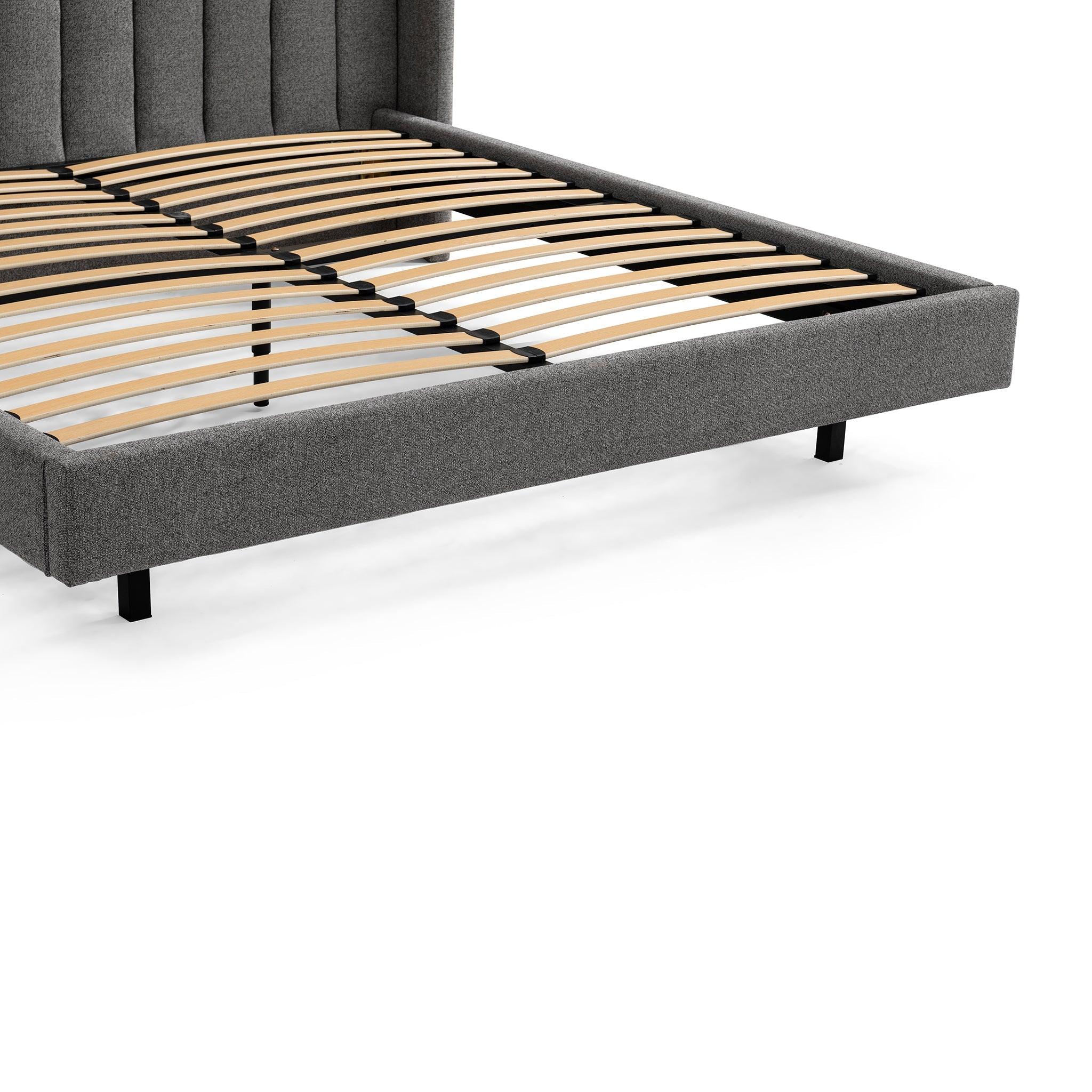 CBD8542-MI King Bed Frame - Spec Charcoal - Furniture Castle