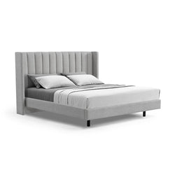 CBD8543-MI King Bed Frame - Spec Grey - Furniture Castle