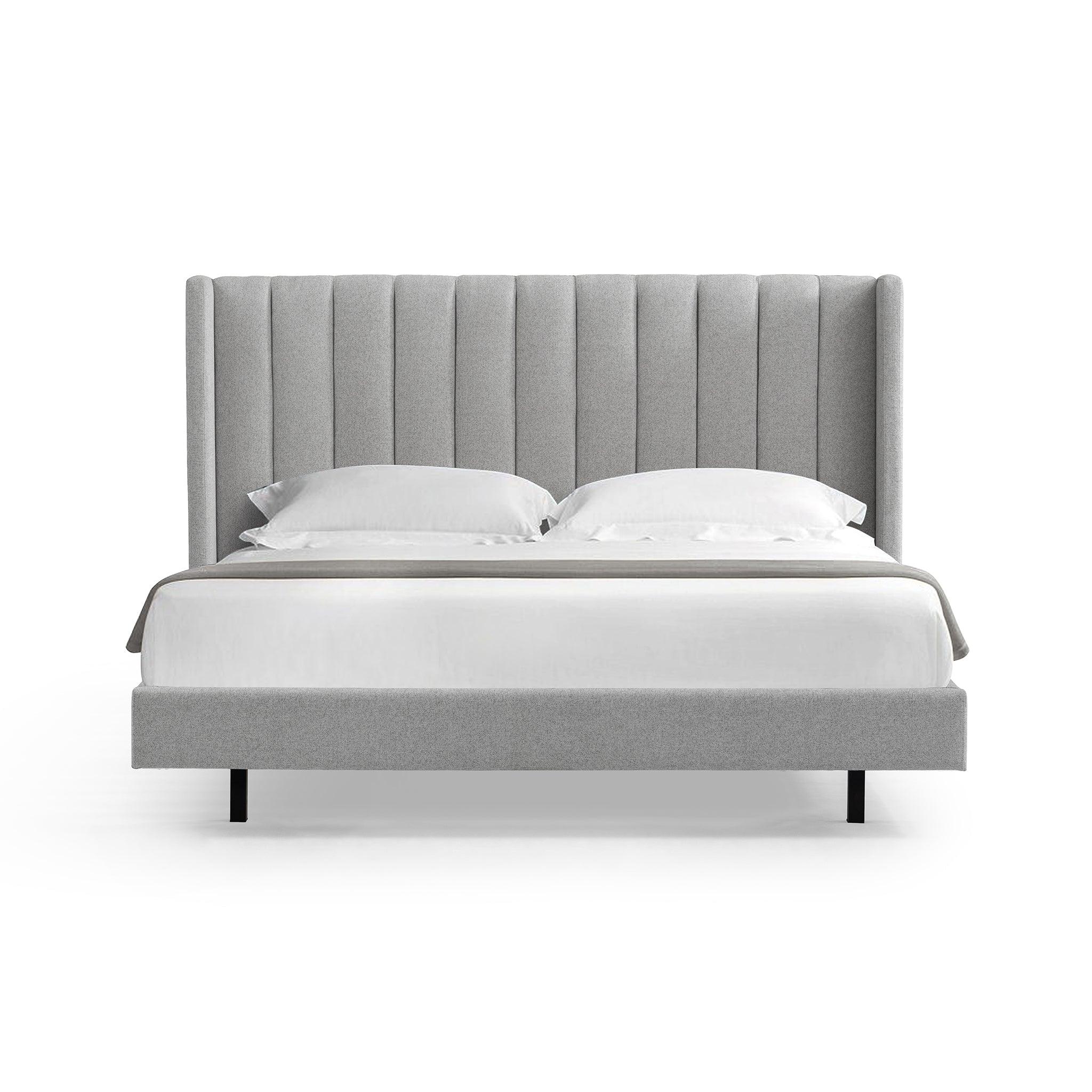 CBD8543-MI King Bed Frame - Spec Grey - Furniture Castle