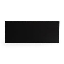 CBD8548-MI Wide Base Queen Bed Frame - Black Velvet with Storage - Furniture Castle