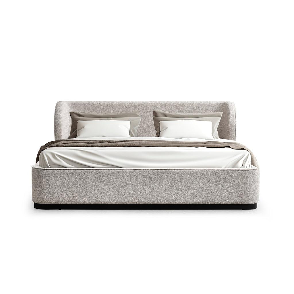 CBD8759-MI King Bed Frame - Clay Grey - Furniture Castle