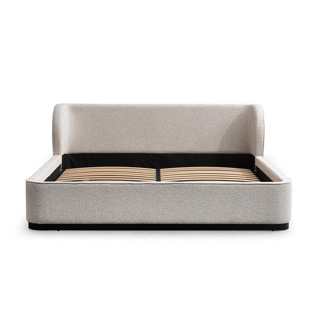 CBD8759-MI King Bed Frame - Clay Grey - Furniture Castle