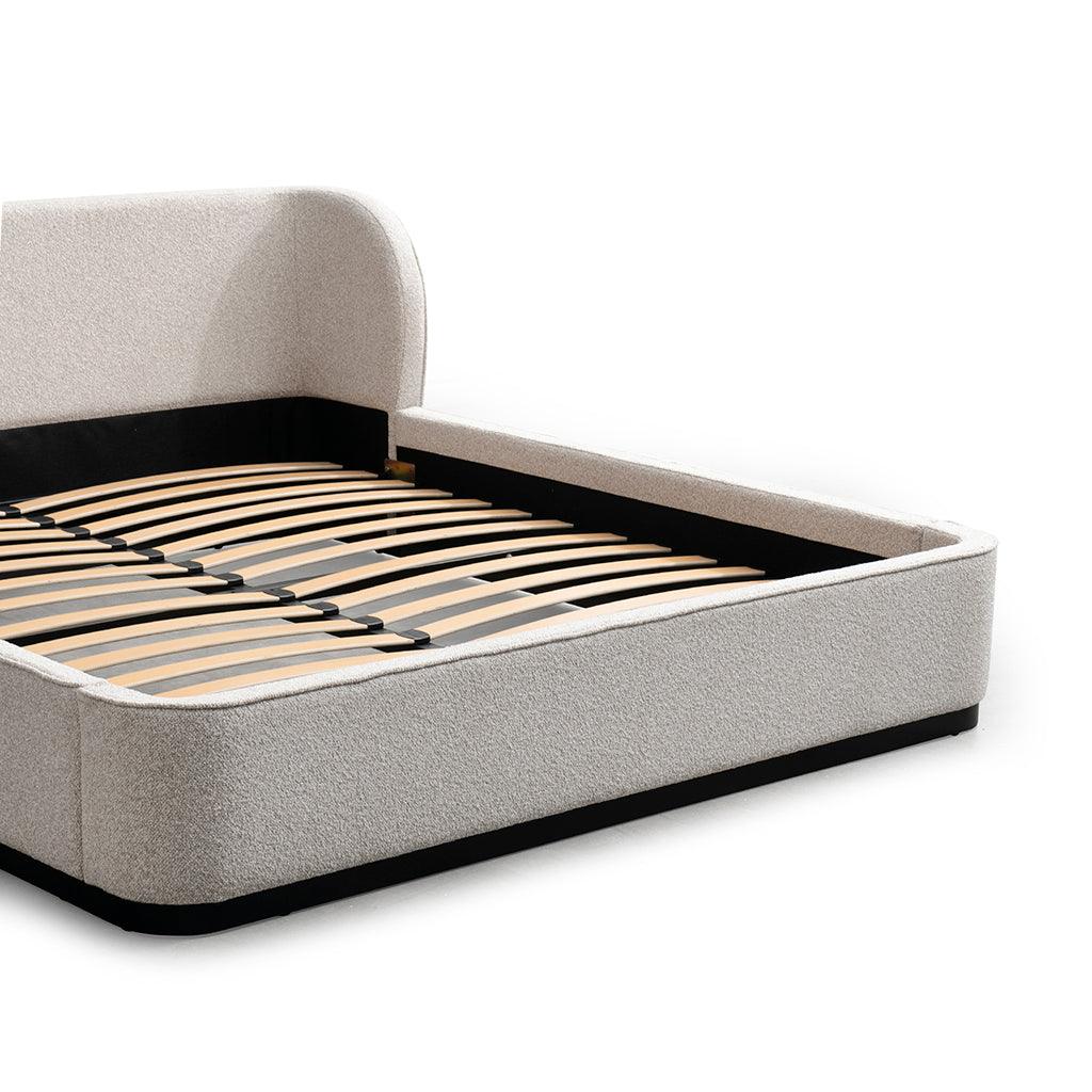 CBD8759-MI King Bed Frame - Clay Grey - Furniture Castle