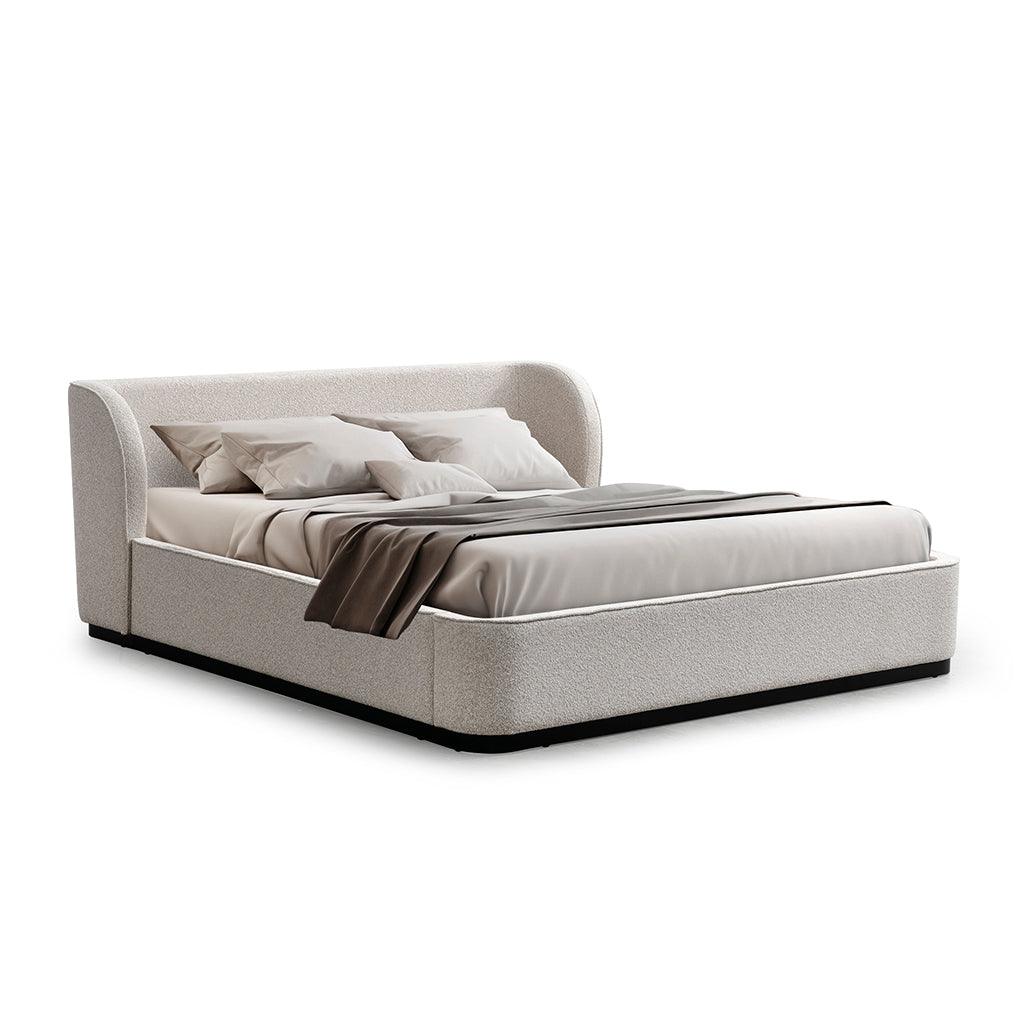 CBD8760-MI Queen Bed Frame - Clay Grey - Furniture Castle
