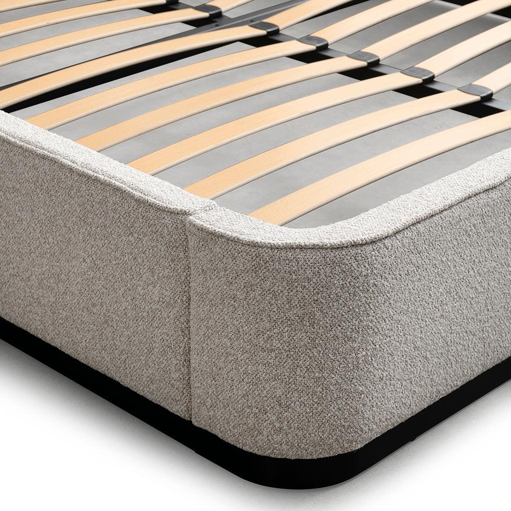 CBD8760-MI Queen Bed Frame - Clay Grey - Furniture Castle