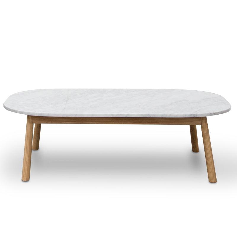 CCF2012-SD 110cm Marble Coffee Table - Natural Base - Furniture Castle