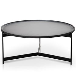 CCF2564-SU 90cm Coffee Table - Matt Black - Furniture Castle