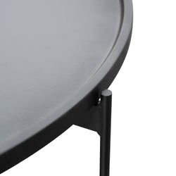 CCF2564-SU 90cm Coffee Table - Matt Black - Furniture Castle