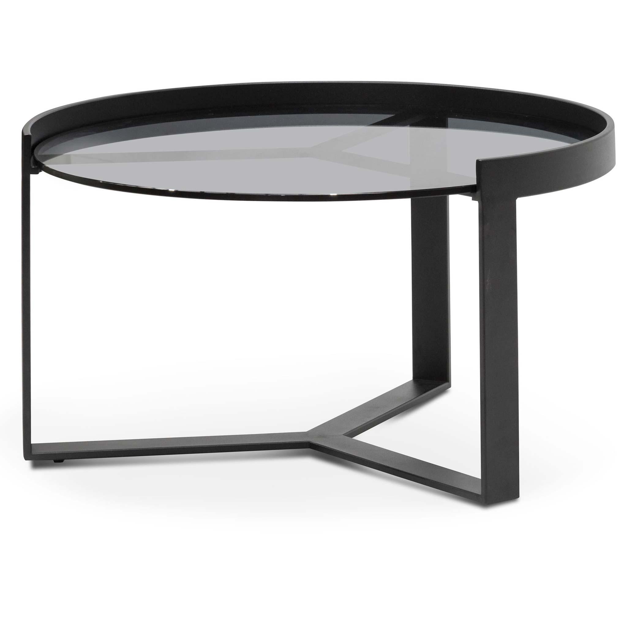 CCF387-M 70cm Glass Coffee Table - Medium - Furniture Castle