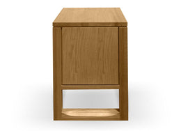 CCF500 1 Drawer Wooden Bedside Table - Natural Oak - Furniture Castle