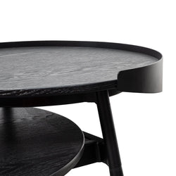CCF6033-SD - Coffee Table - Black Veneer - Furniture Castle