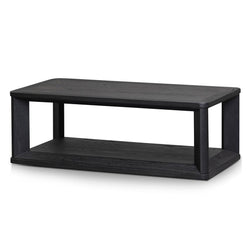CCF6084-CH Square ELM Coffee Table - Black - Furniture Castle