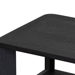 CCF6084-CH Square ELM Coffee Table - Black - Furniture Castle