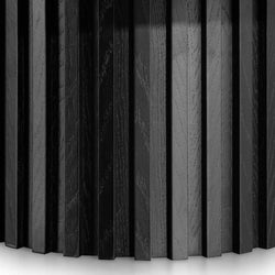 CCF6419-CN 90cm Wooden Round Coffee Table - Black - Furniture Castle