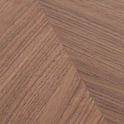 CCF6426-CN 100cm Wooden Round Coffee Table - Walnut - Furniture Castle