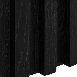 CCF6453-CN Oak Round Coffee Table - Black - Furniture Castle