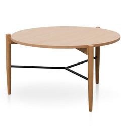 CCF6602-KD Round Coffee Table - Natural - Furniture Castle