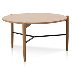 CCF6602-KD Round Coffee Table - Natural - Furniture Castle