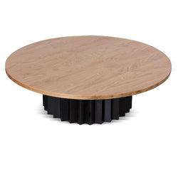CCF6875-AW Round Messmate Coffee Table - Black Base - Furniture Castle