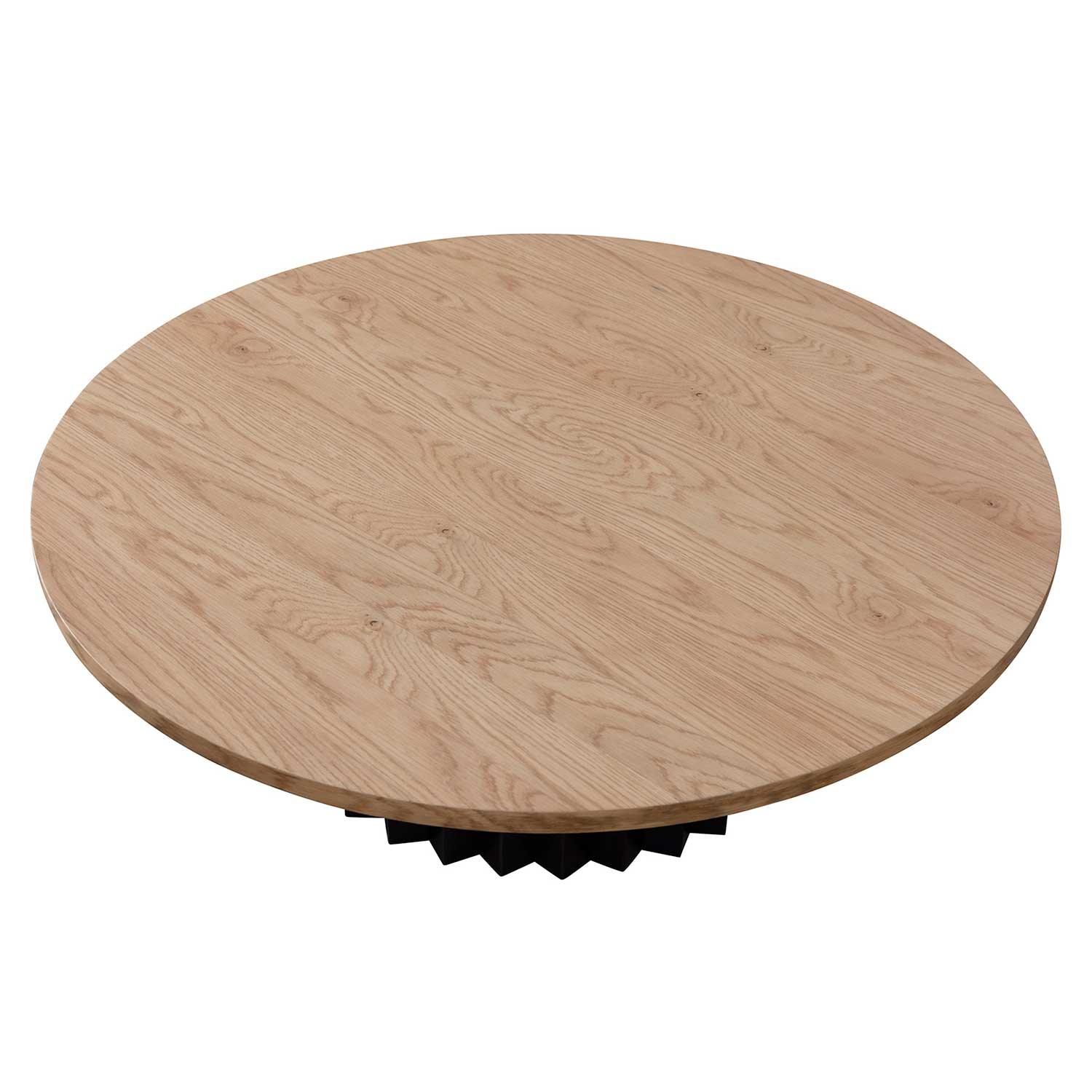 CCF6875-AW Round Messmate Coffee Table - Black Base - Furniture Castle