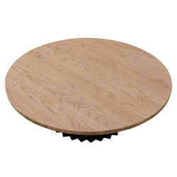 CCF6875-AW Round Messmate Coffee Table - Black Base - Furniture Castle