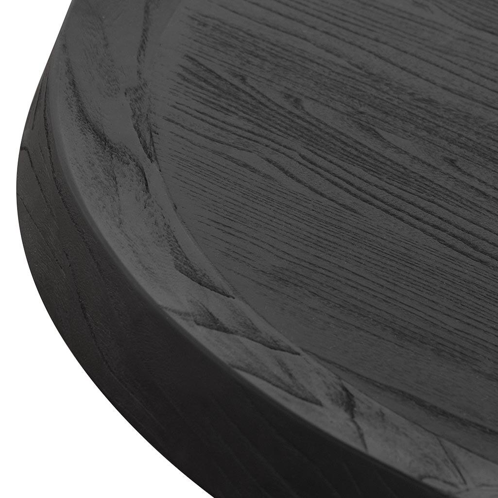 CCF6952-NI 100cm Round Coffee Table - Black - Furniture Castle