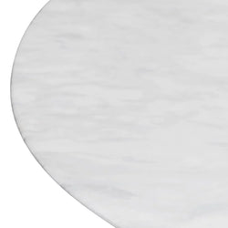 CCF8269-DW 1.3m Marble Top Oval Coffee Table - Natural - Furniture Castle
